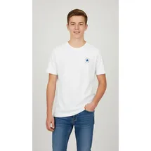 Converse Kurzarmshirt für Kinder und Jugendliche Kurzarm, sportlicher Stil, Rundhalsausschnitt, elastisches Material weiß S (128)