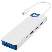 Hyper HyperDrive Flex 8 Dockingstation USB-C Hub weiß/blau