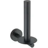 Wenko Toilettenpapierhalter Bosio schwarz, matt, 1 St.