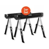 2 Stück Arbeitsbock faltbar, höhenverstellbarer Stroxx 580 kg / Stk. rutschfest