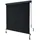 Mendler Vertikalmarkise 250 x 140 cm Schwarz
