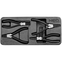 Neo Tools Sicherungsringzange 4 tlg.