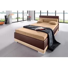 MAINTAL Polsterbett 97 x 211 cm Braun