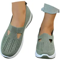RACXBO Orthopädische Schuhe Damen Walkingschuhe Sommerschuhe Sommer Weite H Damenschuhe Gesundheitsschuhe Breite Füße Leicht Barfußschuhe Barfussschuhe Atmungsaktive Elegant Und Bequem Laufschuhe - 40 EU