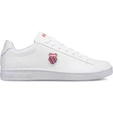 K-Swiss Court Shield Sneaker, White/Corporate, 41 EU