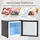 Homcom Mini-Gefrierschrank 35 l schwarz