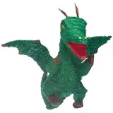 Amakando Drachenpinata Geburtstagsfeier Pinata Grüner Drache Partyspiel Jungen Partydeko Kinderspiel Topfschlagen Kinderparty Pinata Grüner Drache