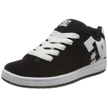 DC Shoes Jungen Court Graffik Skateboardschuhe, Black White, 30 EU
