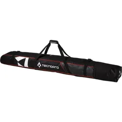 TECNOPRO Skisack Cover Carving 2P, Schwarz/Rot, 190