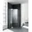 Pasa XP Fünfeck-Duschkabine mit rechts 720 870 x 200 Silber/ESG Opaco PXR00F1120VUK