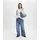 Liebeskind Berlin Farrah Schultertasche Baumwolle Blue Denim