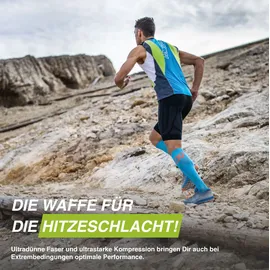 Under Pressure Ultralight Kompressionsstrümpfe 1 Paar Blau 43-46