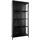 House Nordic Vitrine Brisbane 80 x 35 x 175 cm Schwarz