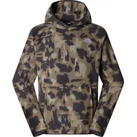 The North Face Herren Mountain Fleece Print Sweatshirt, Cavern Grey Painted Mou, M