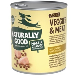 Naturally Good Veggies & Meat 6x800g Linsen und Huhn