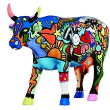Cowparade Moosy in the Sky with Diamonds - Cowparade Kuh Large
