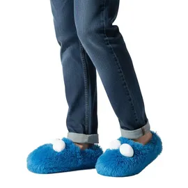 UNITED LABELS Krümelmonster 3D Pantoffeln Blau 35