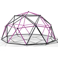 veska Klettergerüst 305x305x155cm DomeClimber Kinder Kletterkuppel Geodome 10FT - anthrazit/pink