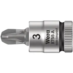 Wera 8755 A Pozidriv Zyklop Bitnuss mit 1/4"-Antrieb - 05003355001