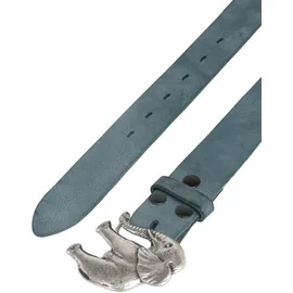 rettungsring gürtel Gürtel Leder blau 105