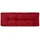 Beautissu Palettenkissen 120 x 40 x 20 cm rot 1 St.