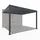 Weide Deluxe 3 x 3,6 m grau
