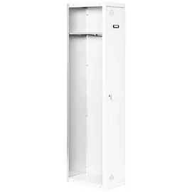 Proregal AMEGO Garderobenschrank 180x30x50 cm weiß