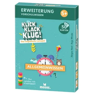 Moses Klick Klack Klug Erweiterungsset Allgemeinwissen ab 5 Jahren