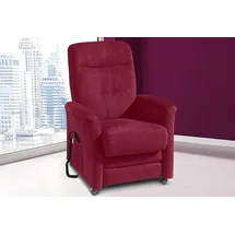 sit&more TV-Sessel SIT & MORE "Charlie", rot (bordeaux), B:76cm H:103cm T:91cm, Altara Nubuck, die Luxus-Microfaser aus 100% Polyester;Luxus-Kunstleder;novalife- die ganz besondere Luxus-Microfaser (aus 54% Acryl, 25% Polyamid, 14% Polyester, 7%