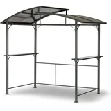 Leco Metallpavillon 2,45 x 1,5 m grau 13880999