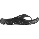 Salomon Reelax Break 6.0 Herren Erholungsschuhe, Gepolsterte Stabilität, Nahtloser Fußhalt, Geringes Gewicht, Black / Black / Alloy - EU 42