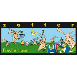 zotter Schokolade Freche Hasen bio