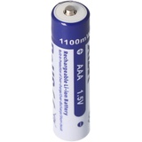 AAA 1,5V 1100mWh typisch 700mAh Lithium Ionen Akku wiederaufladbar nur mit speziellem Ladegerät