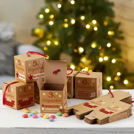Cepewa DIY-Adventskalender Set 24 Boxen