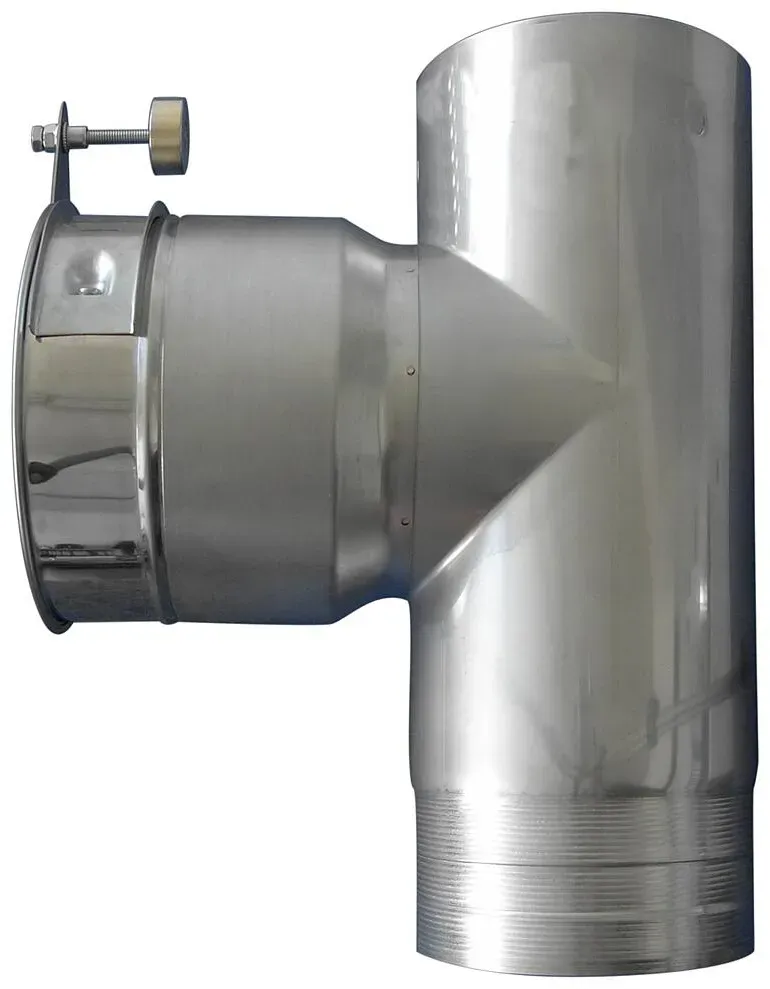 Edelstahl-Abgassystem einwandig Zugbegrenzer D 150 (Ausführung: D150/D110)