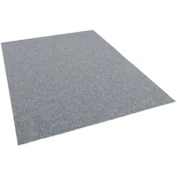 Snapstyle Kunstrasen Rasenteppich mit Noppen Kingston Grau 400x150cm