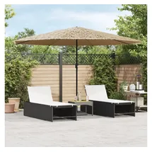 vidaXL Sonnenschirm 388 x 388 cm Braun