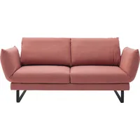 Schöner Wohnen SCHÖNER WOHNEN-KOLLEKTION "Spin" Sofas Gr. B/H/T: 228cm x 85cm x 215cm, Flachgewebe, mit Drehsitzfunktion, Rückenneigung und Armlehnenfunktion links + rechts, rosa (flamingo) Drehsitz-Funktion, USB-Anschluss, Armlehnfunktion, Rückenverstellung