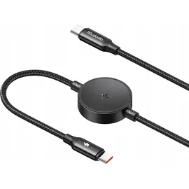 Mcdodo CA-4170, 2-fach Ladekabel für USB-C / Samsung Galaxy Watch, 60W, 1,5m, schwarz