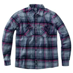 West Coast Choppers Choppers Rigid Flanellhemd grau, XL