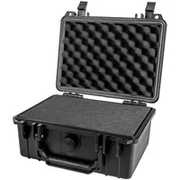 HMF ODK100 Outdoor-Fotokoffer, Transportkoffer mit Rasterschaumstoff, 23 x 19