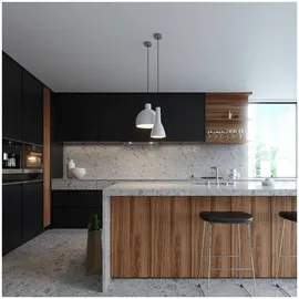 Sollux Lighting Empoli 1-flg. 15 W 17 cm rund grau Beton