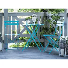 Beliani Balkonset 2-tlg. Blau