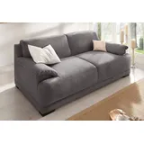 Home Affaire Couch Mikrofaser 3-Sitzer Grau