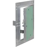 Wiltec Revisionsklappe Aluminium 20 x 30 cm mit 12,5 mm Gipskartoneinlage Grau