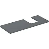 Geberit One Waschtisch-Platte 505315003 120 x 3 x 47 cm, lava/lackiert matt,