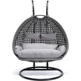Home Deluxe Hängesessel Twin grau