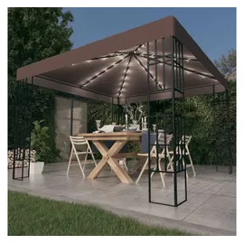 vidaXL Pavillon 3 x 3 m Taupe