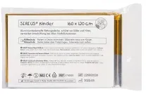 Söhngen Kinder SIRUS Rettungsdecke, 160 x 120 cm, silber/gold 0750020 , 1 Stück
