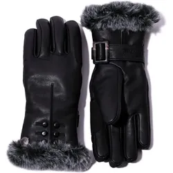 Schwarze Handschuhe - Damen SCHWARZ M